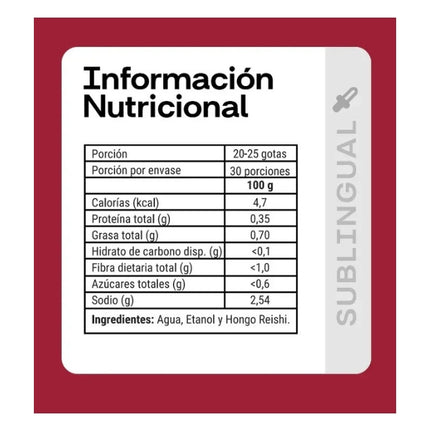 Reishi Sublingual, 30 ml.