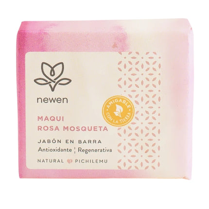 Jabon Natural Maqui Rosa Mosqueta, 100g
