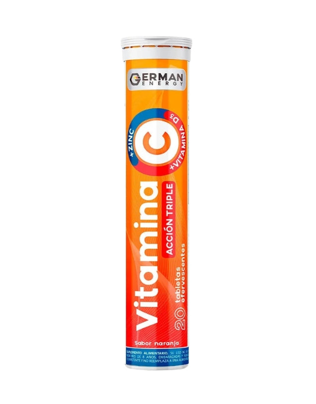 Vitamina C, Accion Triple, 20uni