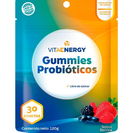 Gummies Probioticos, Sabor Berries, 30 gomitas