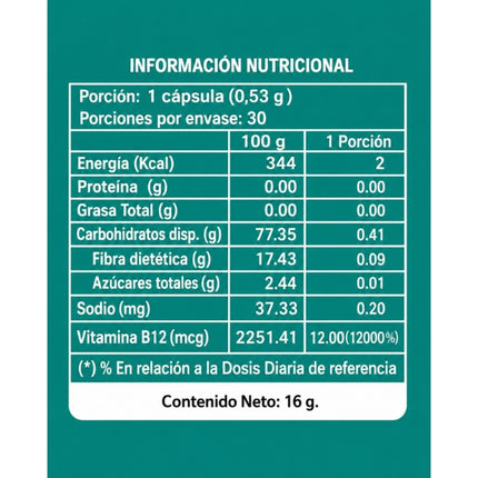 Vitamina B12, 30 caps