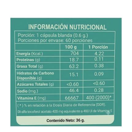 Vitamina E 400UI, 60 caps