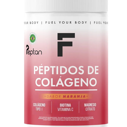Peptidos De Colageno, Sabor Naranja, 330g