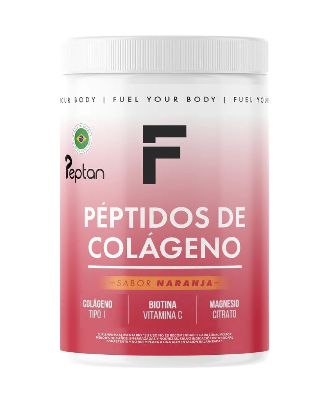 Peptidos De Colageno, Sabor Naranja, 330g
