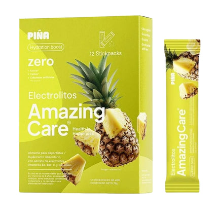 Electrolitos En Polvo, Sabor Piña, 12 Sticks