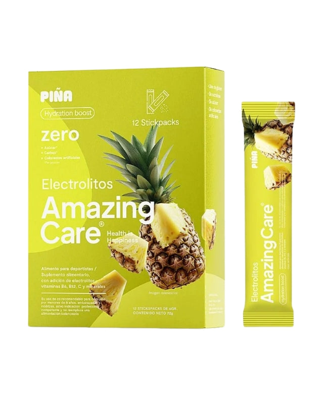 Electrolitos En Polvo, Sabor Piña, 12 Sticks