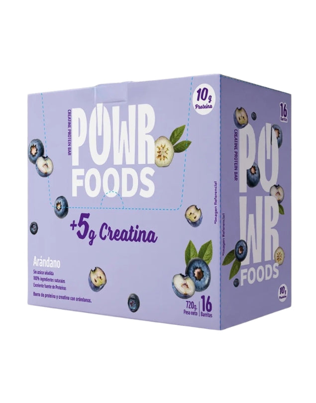 Pack Barras Proteina + Creatina 5g, Sabor Arandano, 16uni