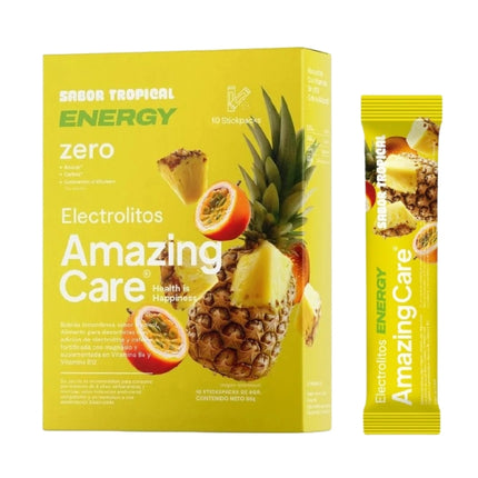 Electrolitos En Polvo, Sabor Tropical, 10 Sticks