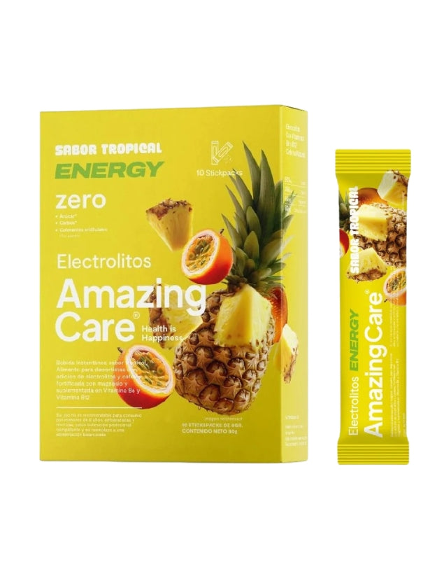 Electrolitos En Polvo, Sabor Tropical, 10 Sticks