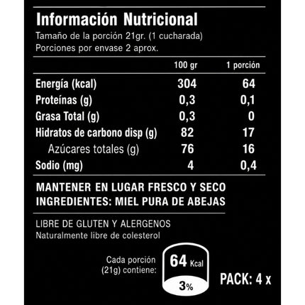Pack De 4 mieles, 45g