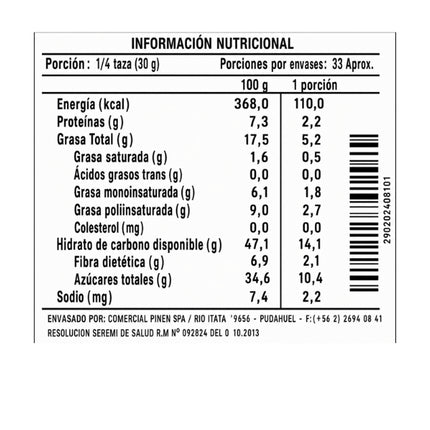 Mix 4 Frutas, 1 Kg