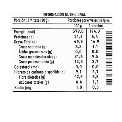 Almendra Natural Entera, 1 Kg