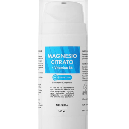 Magnesio Citrato + B6, Gel Oral, 100ml