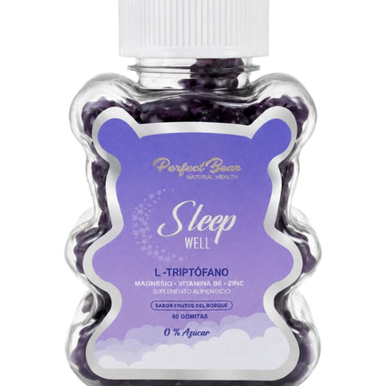 Sleep Well, L-Triptofano, Sabor Frutos Del Bosque, 60 gomitas