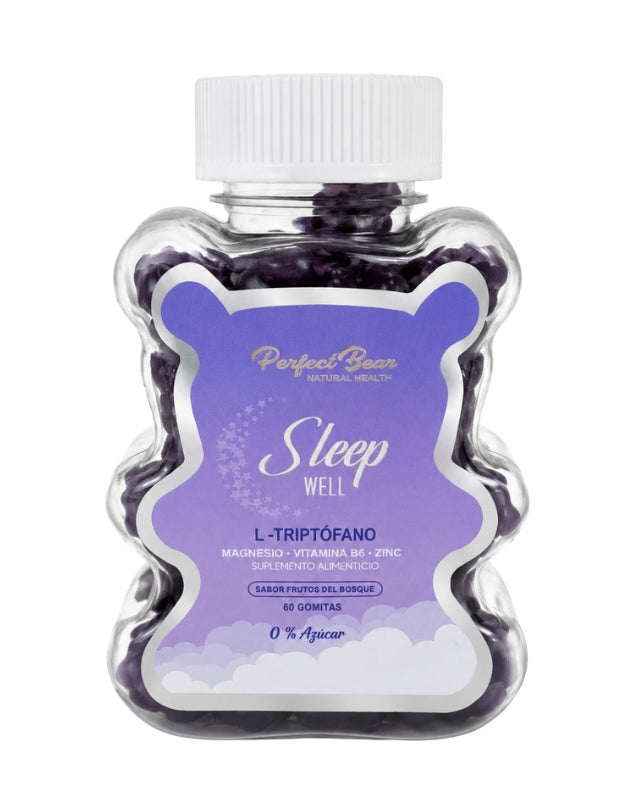 Sleep Well, L-Triptofano, Sabor Frutos Del Bosque, 60 gomitas