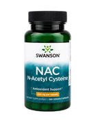 NAC, N-Acetil Cisteina, 600mg, 100 caps