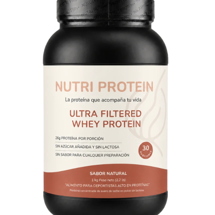 Nutriprotein, Proteina Whey, Sabor Natural,1kg
