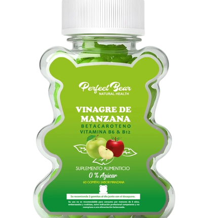 Vinagre De Manzana, Sabor Manzana, 60 gomitas