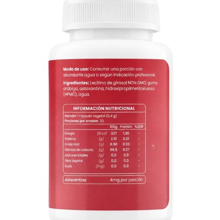 Astaxantina, Liposomal, 30caps