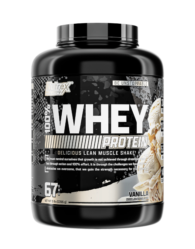 100% Whey, Proteina, Sabor Vainilla, 5lbs