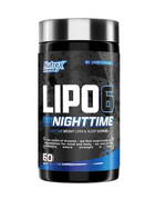 Lipo 6, Black Nighttime, Sin Sabor, 60caps