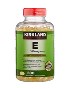 Vitamina E, 400 IU 180 mg, 500 softgel