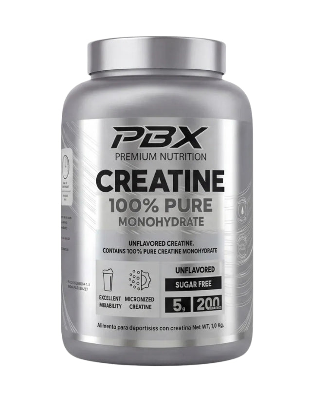Creatina Monohidratada, Sin Sabor, 1Kg