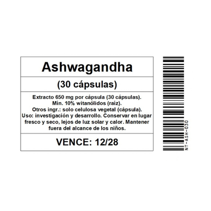Ashwagandha, 650 mg, 30 caps