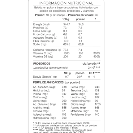 Apolinary, Colageno y Probioticos, Sabor Berries, 300gr