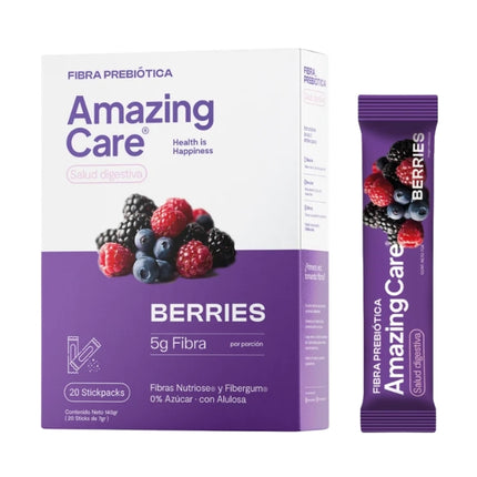 Fibra Prebiotica, Sabor Berries, 20 sticks