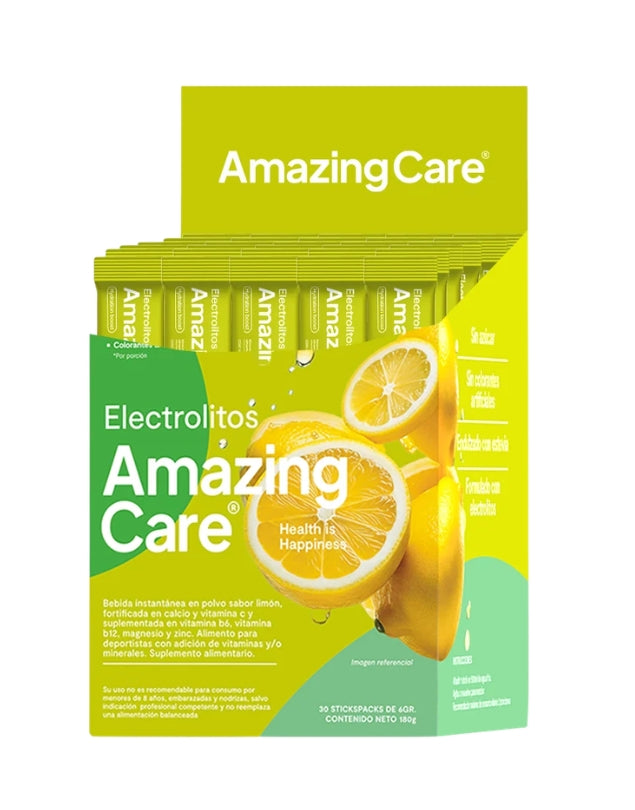 Electrolitos En Polvo, Sabor Limonada, 30 Sticks