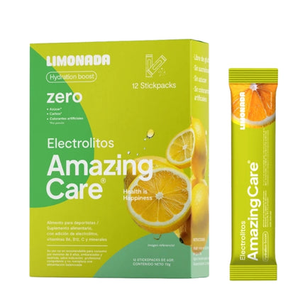 Electrolitos En Polvo, Sabor Limonada, 12 Sticks