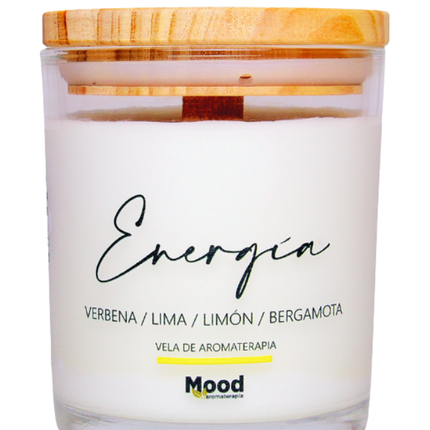 Vela Cera De Soja, Energía, 190ml