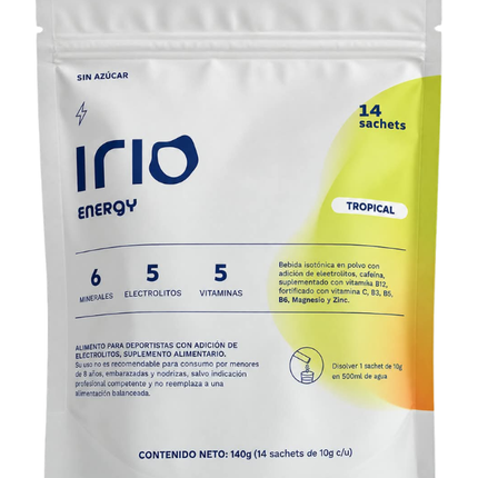 Irio Energy, Sabor Tropical, 14 Sachets