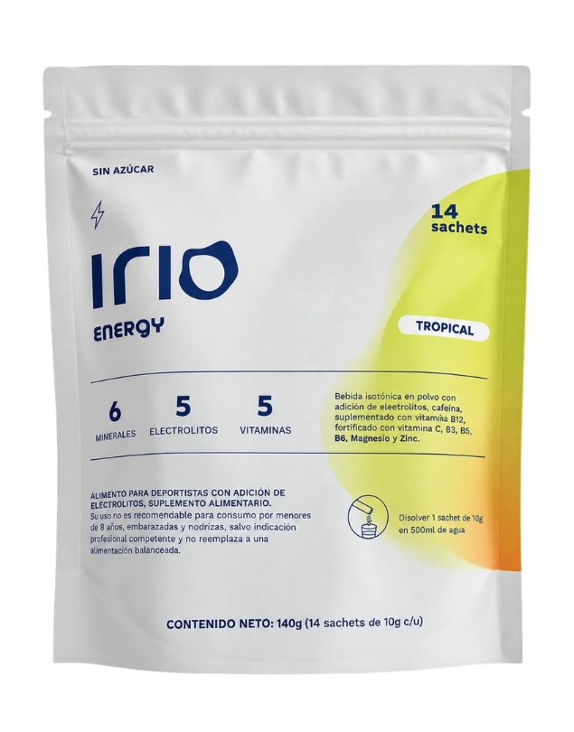 Irio Energy, Sabor Tropical, 14 Sachets