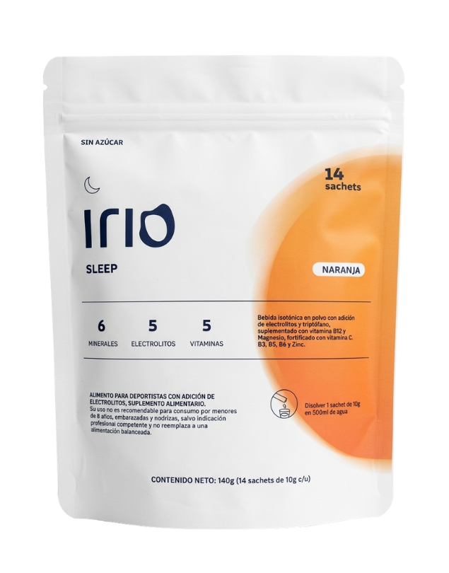 Irio Sleep, Sabor Naranja, 14 Sachets