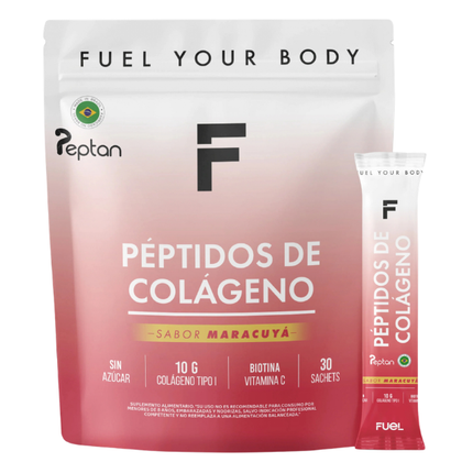 Peptidos De Colageno, Sabor Maracuya, 30 Sachets