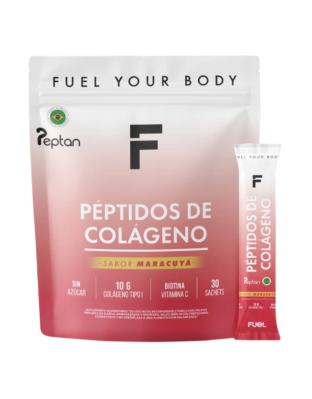 Peptidos De Colageno, Sabor Maracuya, 30 Sachets