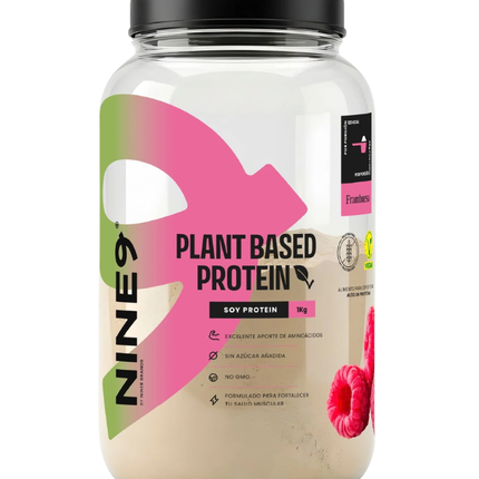 Proteina Plant Based Vegana, Sabor Frambuesa, 1kg
