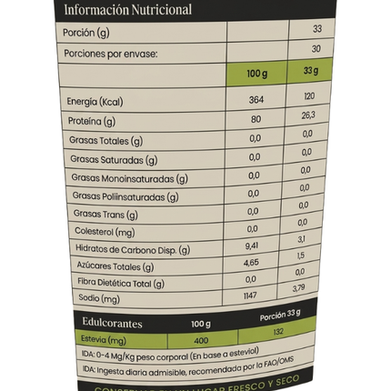 Proteina Plant Based Vegana, Sabor Frambuesa, 1kg