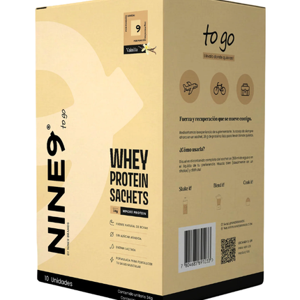 Proteina Whey, Sabor Vainilla, 10 sachets