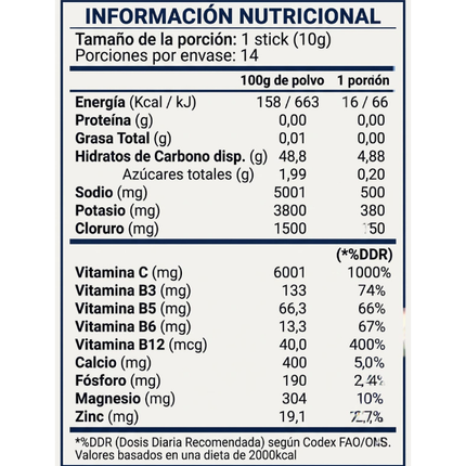 Irio Boost, Sabor Lima Limón, 14 Sachets