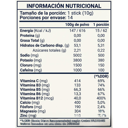 Irio Energy, Sabor Berries, 14 Sachets