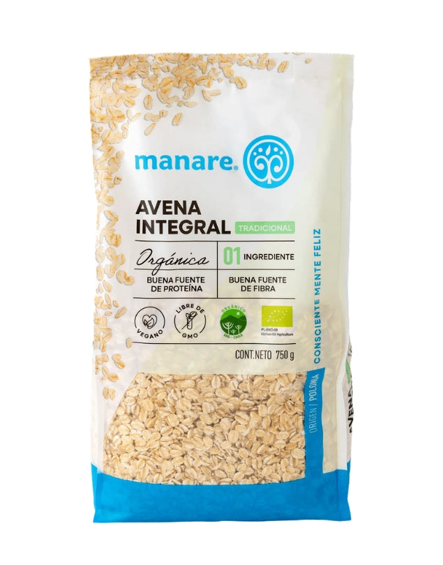 Avena Integral, Organica, 750 gr