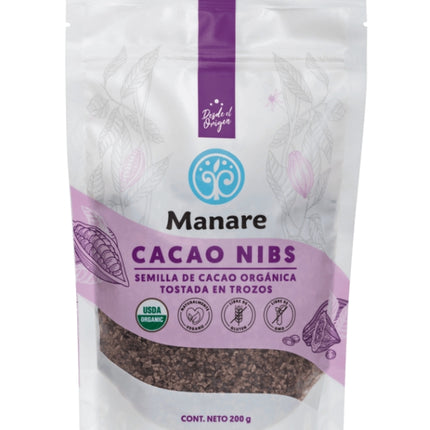 Cacao Nibs, Organico 200g