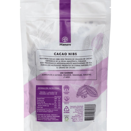 Cacao Nibs, Organico 200g
