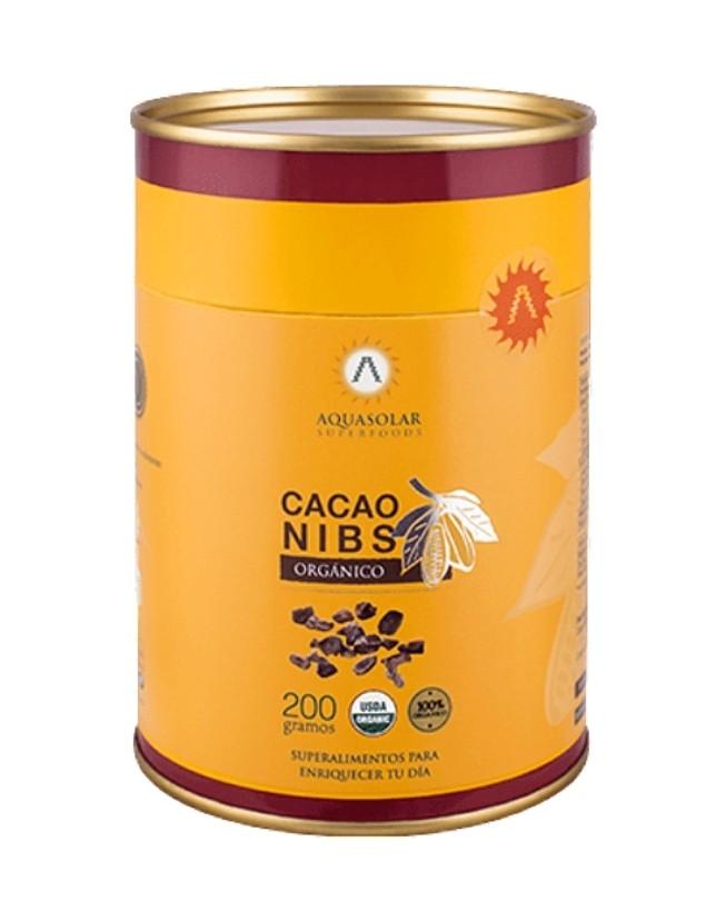 Nibs de Cacao, 100% Orgánicos, 200 g