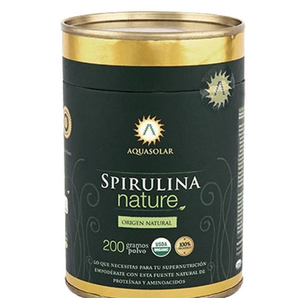 Spirulina Nature en Polvo, 100% Orgánica, 200 g