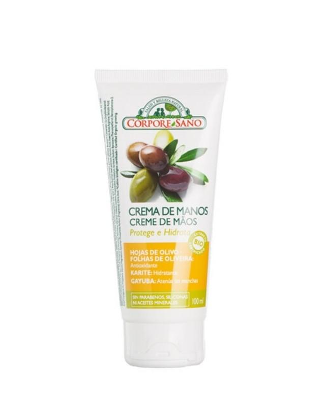 Crema de Manos Hidratante, Hojas de Olivo, 100 ml VENCE: 30-01-2026