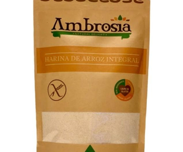Harina de Arroz Integral Libre de Gluten, 500 g
